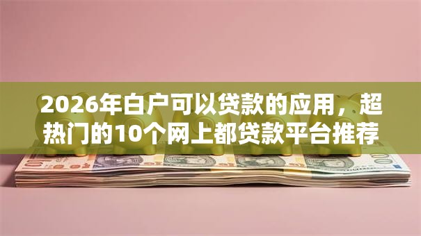2026年白户可以贷款的应用，超热门的10个网上都贷款平台推荐