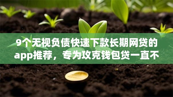 9个无视负债快速下款长期网贷的app推荐，专为攻克钱包贷一直不下款难题