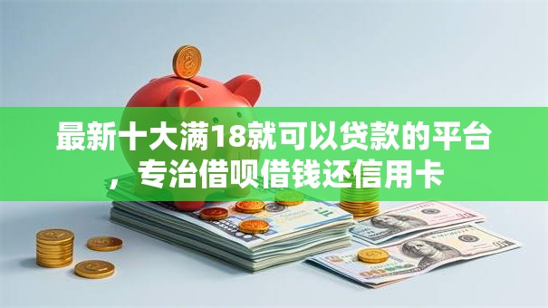 最新十大满18就可以贷款的平台，专治借呗借钱还信用卡