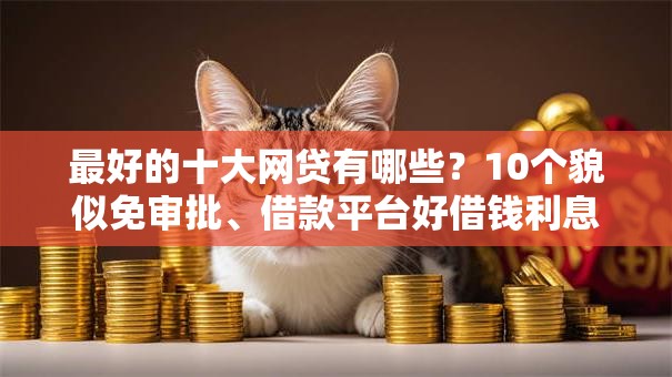 最好的十大网贷有哪些？10个貌似免审批、借款平台好借钱利息低合集