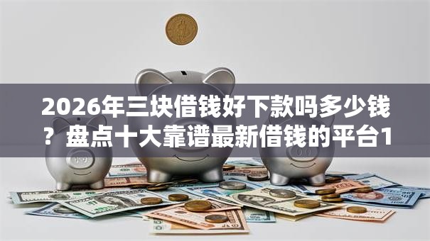 2026年三块借钱好下款吗多少钱？盘点十大靠谱最新借钱的平台100%能借到