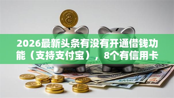 2026最新头条有没有开通借钱功能（支持支付宝），8个有信用卡就可以贷款的平台无私分享