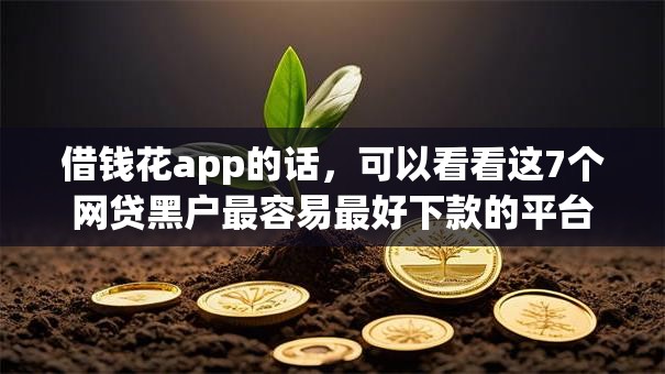 借钱花app的话，可以看看这7个网贷黑户最容易最好下款的平台