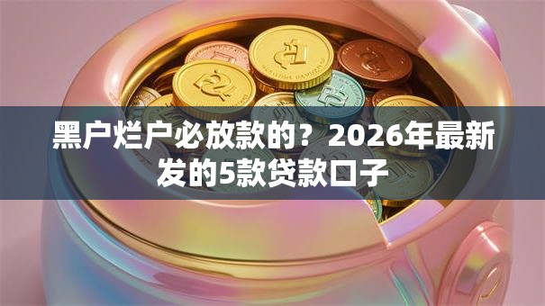 黑户烂户必放款的？2026年最新发的5款贷款口子