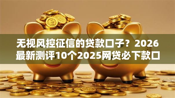 无视风控征信的贷款口子？2026最新测评10个2025网贷必下款口子
