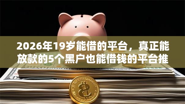2026年19岁能借的平台，真正能放款的5个黑户也能借钱的平台推荐