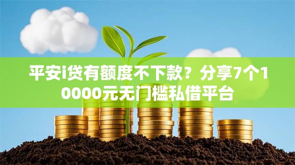 平安i贷有额度不下款？分享7个10000元无门槛私借平台