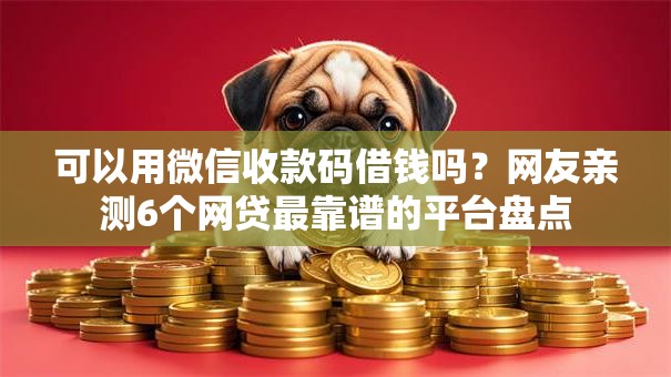 可以用微信收款码借钱吗？网友亲测6个网贷最靠谱的平台盘点