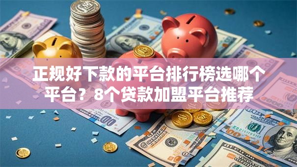 正规好下款的平台排行榜选哪个平台？8个贷款加盟平台推荐