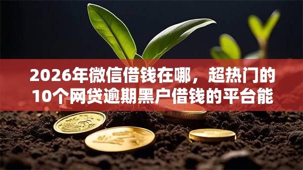 2026年微信借钱在哪,超热门的10个网贷逾期黑户借钱的平台能借推荐 2026年微信借钱在哪,超热门的10个网贷逾期黑户借钱的平台能借推荐
