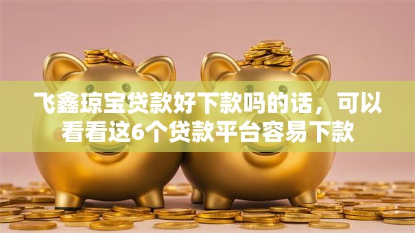 飞鑫琼宝贷款好下款吗的话，可以看看这6个贷款平台容易下款