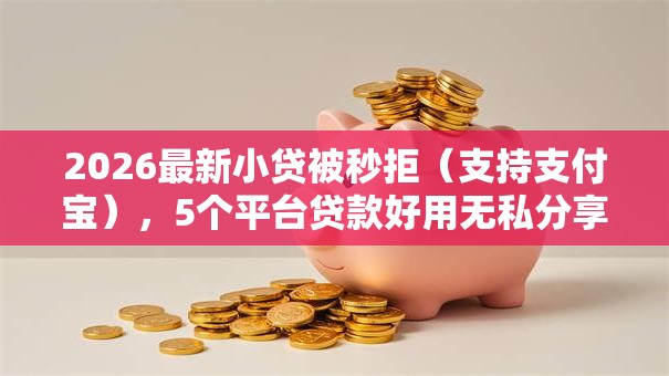 2026最新小贷被秒拒（支持支付宝），5个平台贷款好用无私分享