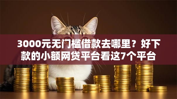 3000元无门槛借款去哪里？好下款的小额网贷平台看这7个平台