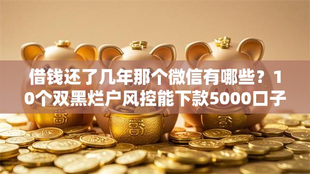 借钱还了几年那个微信有哪些?10个双黑烂户风控能下款5000口子推荐给你 借钱还了几年那个微信有哪些?10个双黑烂户风控能下款5000口子推荐给你