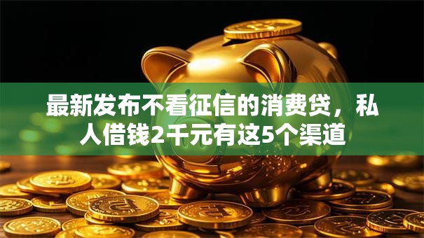 最新发布不看征信的消费贷,私人借钱2千元有这5个渠道 最新发布不看征信的消费贷,私人借钱2千元有这5个渠道