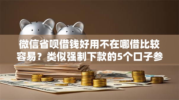 微信省呗借钱好用不在哪借比较容易？类似强制下款的5个口子参考