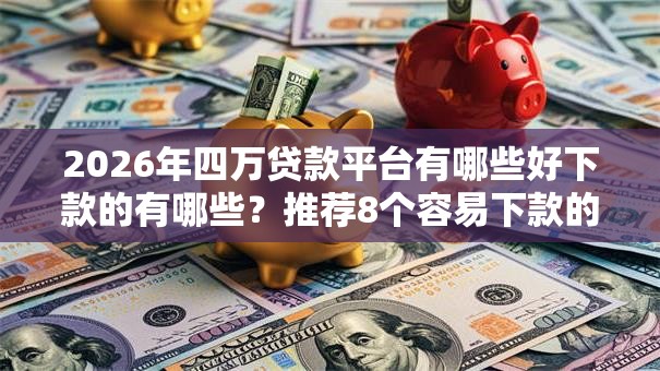 2026年四万贷款平台有哪些好下款的有哪些？推荐8个容易下款的平台
