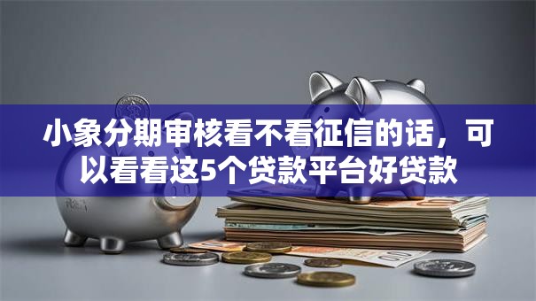 小象分期审核看不看征信的话,可以看看这5个贷款平台好贷款 小象分期审核看不看征信的话,可以看看这5个贷款平台好贷款