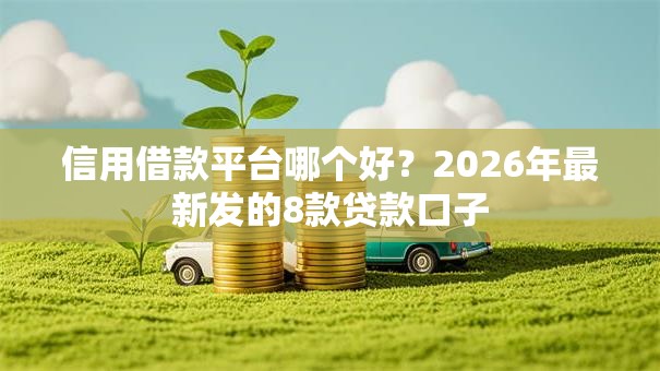 信用借款平台哪个好？2026年最新发的8款贷款口子