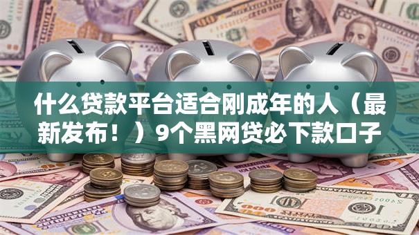 什么贷款平台适合刚成年的人（最新发布！）9个黑网贷必下款口子