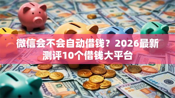 微信会不会自动借钱？2026最新测评10个借钱大平台