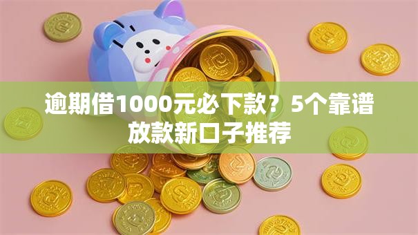 逾期借1000元必下款？5个靠谱放款新口子推荐