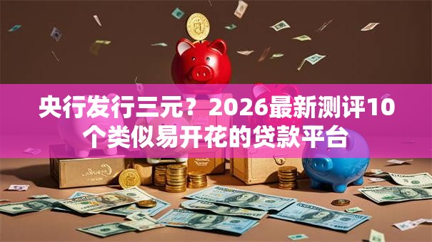 央行发行三元？2026最新测评10个类似易开花的贷款平台