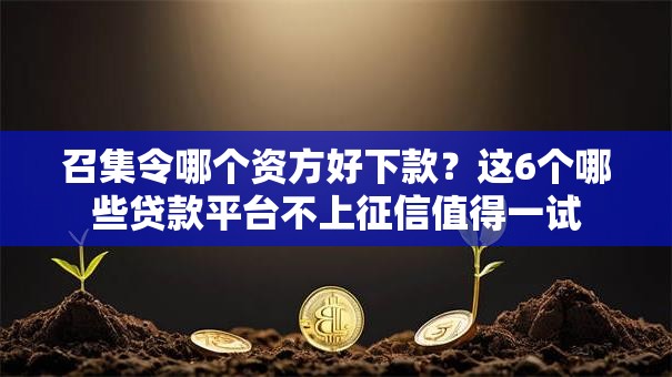 召集令哪个资方好下款?这6个哪些贷款平台不上征信值得一试 召集令哪个资方好下款?这6个哪些贷款平台不上征信值得一试