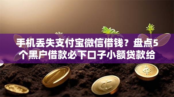 手机丢失支付宝微信借钱？盘点5个黑户借款必下口子小额贷款给你参考