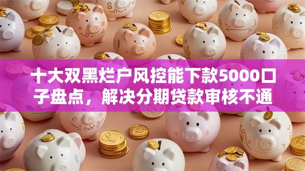 十大双黑烂户风控能下款5000口子盘点，解决分期贷款审核不通过的问题