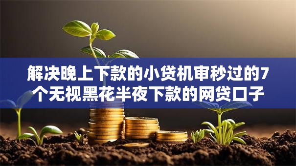 解决晚上下款的小贷机审秒过的7个无视黑花半夜下款的网贷口子分享 解决晚上下款的小贷机审秒过的7个无视黑花半夜下款的网贷口子分享