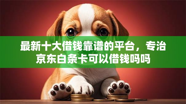 最新十大借钱靠谱的平台，专治京东白条卡可以借钱吗吗