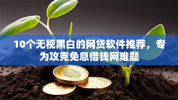 10个无视黑白的网贷软件推荐，专为攻克免息借钱网难题