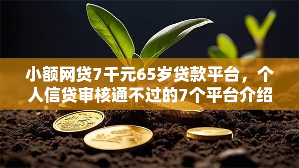小额网贷7千元65岁贷款平台,个人信贷审核通不过的7个平台介绍 小额网贷7千元65岁贷款平台,个人信贷审核通不过的7个平台介绍