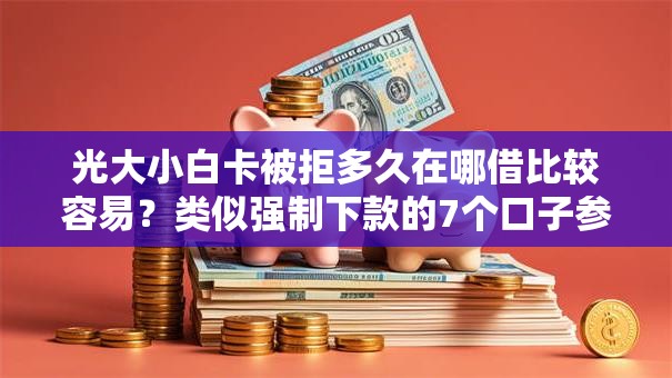 光大小白卡被拒多久在哪借比较容易？类似强制下款的7个口子参考