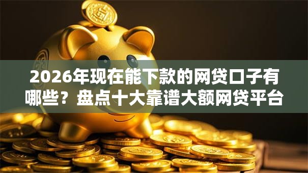 2026年现在能下款的网贷口子有哪些？盘点十大靠谱大额网贷平台