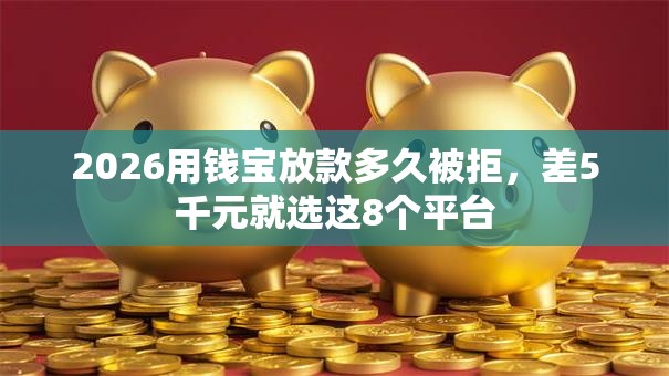 2026用钱宝放款多久被拒,差5千元就选这8个平台 2026用钱宝放款多久被拒,差5千元就选这8个平台