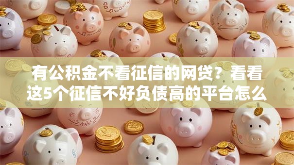 有公积金不看征信的网贷?看看这5个征信不好负债高的平台怎么样 有公积金不看征信的网贷?看看这5个征信不好负债高的平台怎么样