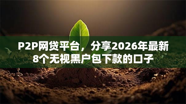 P2P网贷平台,分享2026年最新8个无视黑户包下款的口子 P2P网贷平台,分享2026年最新8个无视黑户包下款的口子