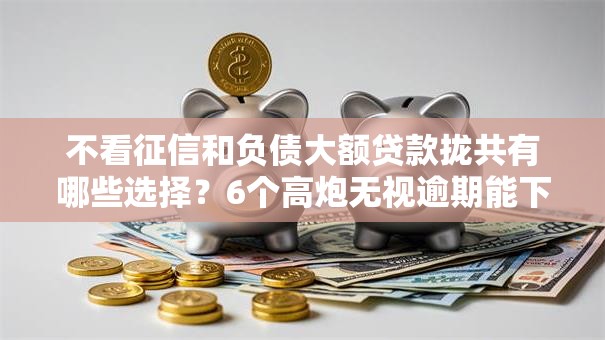 不看征信和负债大额贷款拢共有哪些选择?6个高炮无视逾期能下的平台详解 不看征信和负债大额贷款拢共有哪些选择?6个高炮无视逾期能下的平台详解