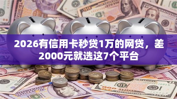 2026有信用卡秒贷1万的网贷,差2000元就选这7个平台 2026有信用卡秒贷1万的网贷,差2000元就选这7个平台