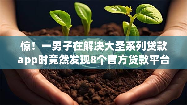 惊！一男子在解决大圣系列贷款app时竟然发现8个官方贷款平台，事后分享了出来