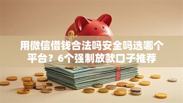 用微信借钱合法吗安全吗选哪个平台?6个强制放款口子推荐 用微信借钱合法吗安全吗选哪个平台?6个强制放款口子推荐