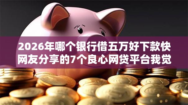 2026年哪个银行借五万好下款快网友分享的7个良心网贷平台我觉得不错！