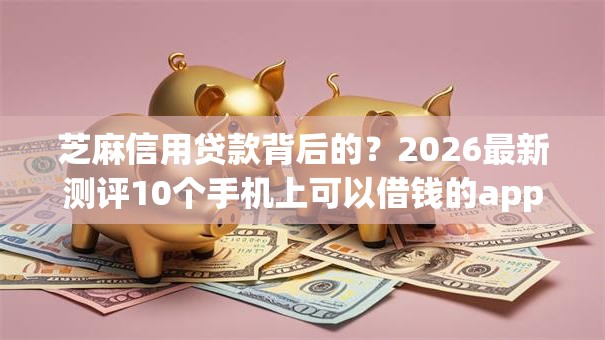 芝麻信用贷款背后的？2026最新测评10个手机上可以借钱的app
