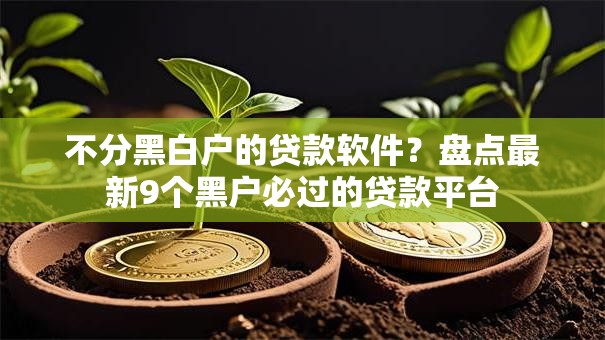 不分黑白户的贷款软件?盘点最新9个黑户必过的贷款平台 不分黑白户的贷款软件?盘点最新9个黑户必过的贷款平台