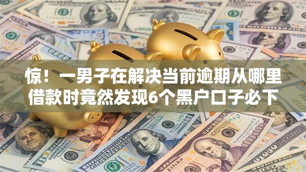 惊！一男子在解决当前逾期从哪里借款时竟然发现6个黑户口子必下款，事后分享了出来