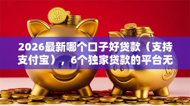 2026最新哪个口子好贷款（支持支付宝），6个独家贷款的平台无私分享