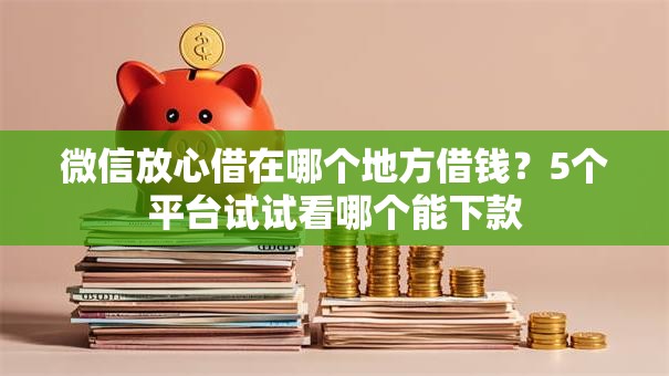微信放心借在哪个地方借钱？5个平台试试看哪个能下款