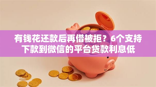有钱花还款后再借被拒？6个支持下款到微信的平台贷款利息低